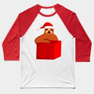 merry christmas sloth Baseball T-Shirt